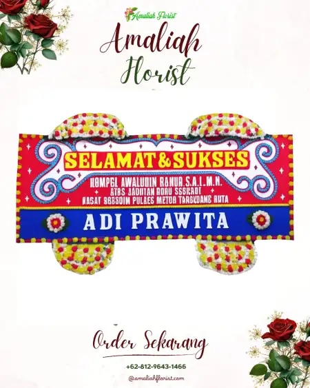 Papan Bunga Ucapan Selamat Suriamukti
